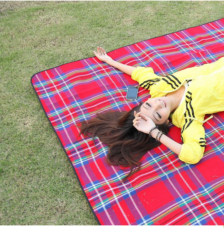 Hacker picnic mat ngoài trời chống ẩm dày vải Oxford không thấm nước 200 bé đôi thảm bãi biển - Thảm chống ẩm / Mat / Gối miếng xốp lót sàn cho bé