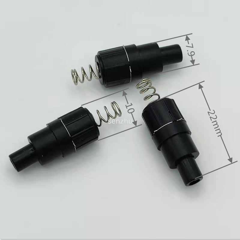 Flashlight switch 950-A button switch 1 open 1 off hair dryer button switch connector with spring