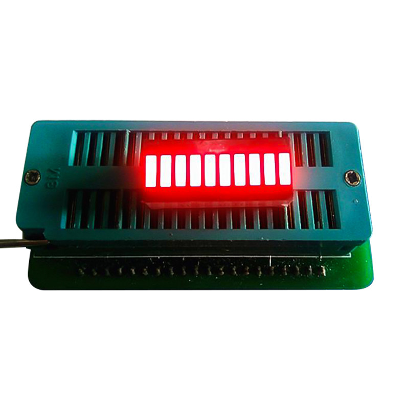 LED数码管发光条10段光条红色20PIN B10R数码管2510BS 高亮显示红
