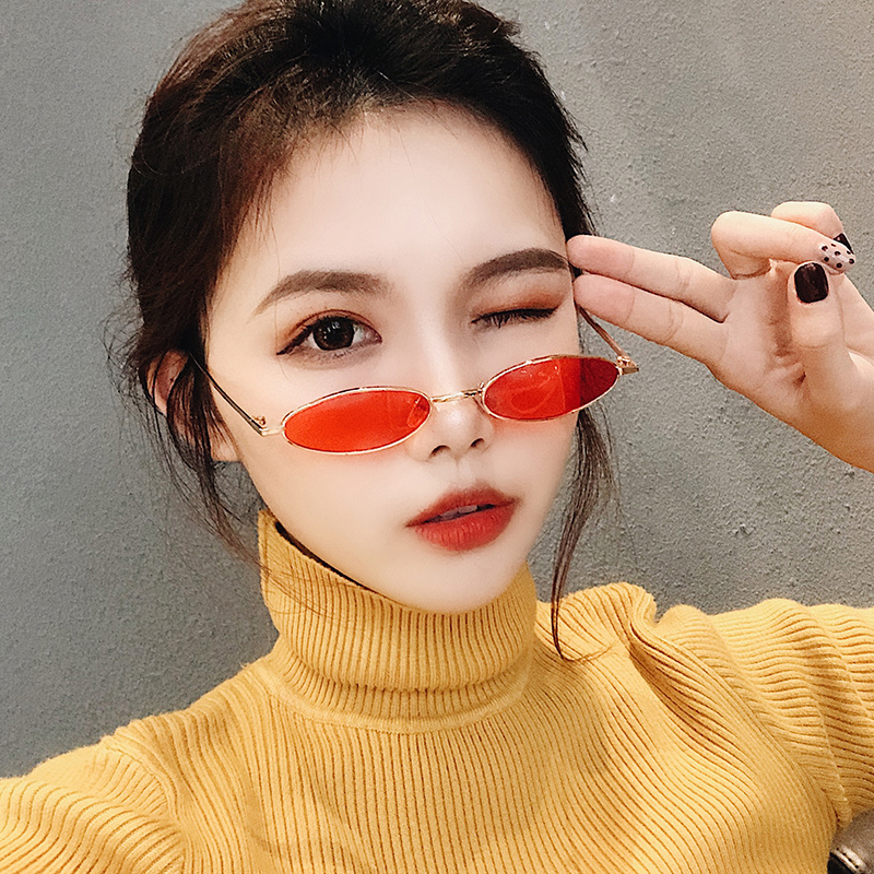 2018 new GM Sunglasses Network red glasses female Han edition in retro personality small round face street pat male