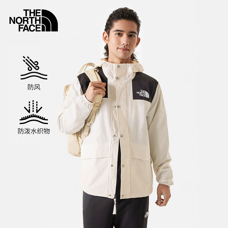Thenorthface North Face Jacket Men's Spring and Summer New Outdoor Sports Windproof and Water-Repellent Hooded Jacket 5Jyn