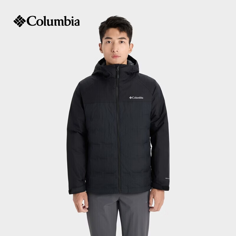 Columbia 26 Autumn/Winter Men's Outdoor Gold Dot Thermal Insulation 650 Fill down Jacket We9710