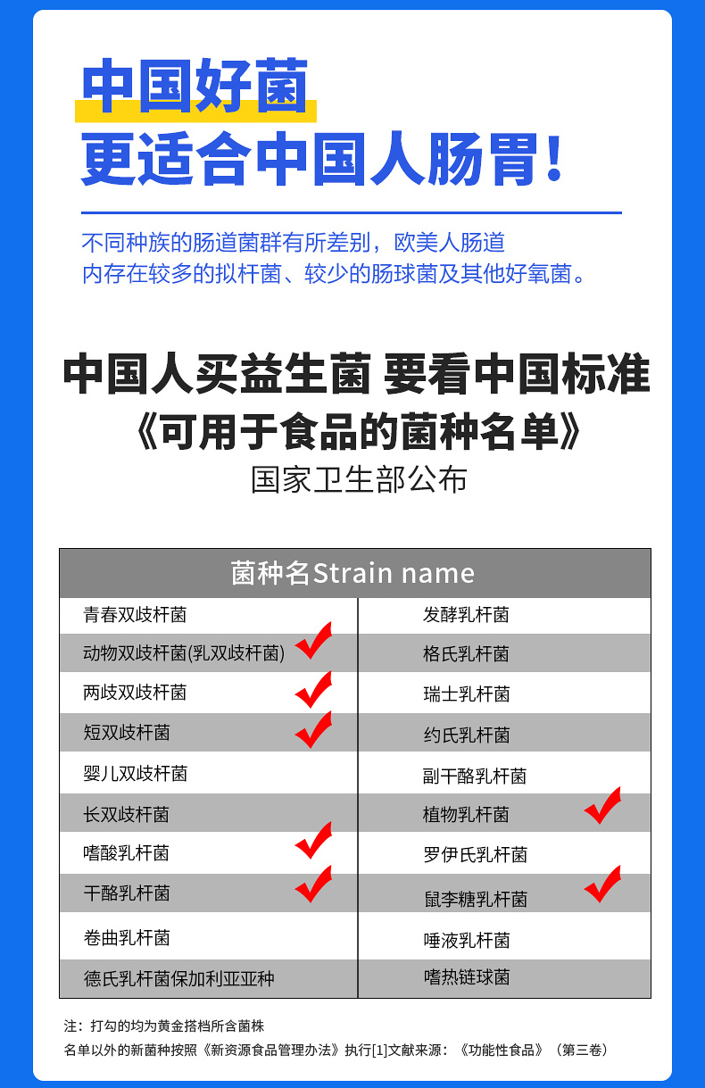 【黄金搭档】成人儿童复合益生菌一盒