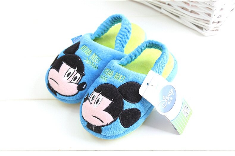 Pantoufles enfants en suède DISNEY pour hiver - semelle autre - Ref 1034752 Image 37