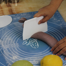 Baking tools Cake butter cream glue Dough paste scraper with teeth Scraper trapezoidal scraper cutting board