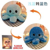 Светло -синий перевернут глубокий синий+рука с рукой окна -Сумка+струнный свет