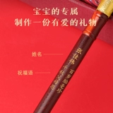 Детская кисть для письма ручной работы, латунный памятный сувенир для новорожденных для младенца, DIY