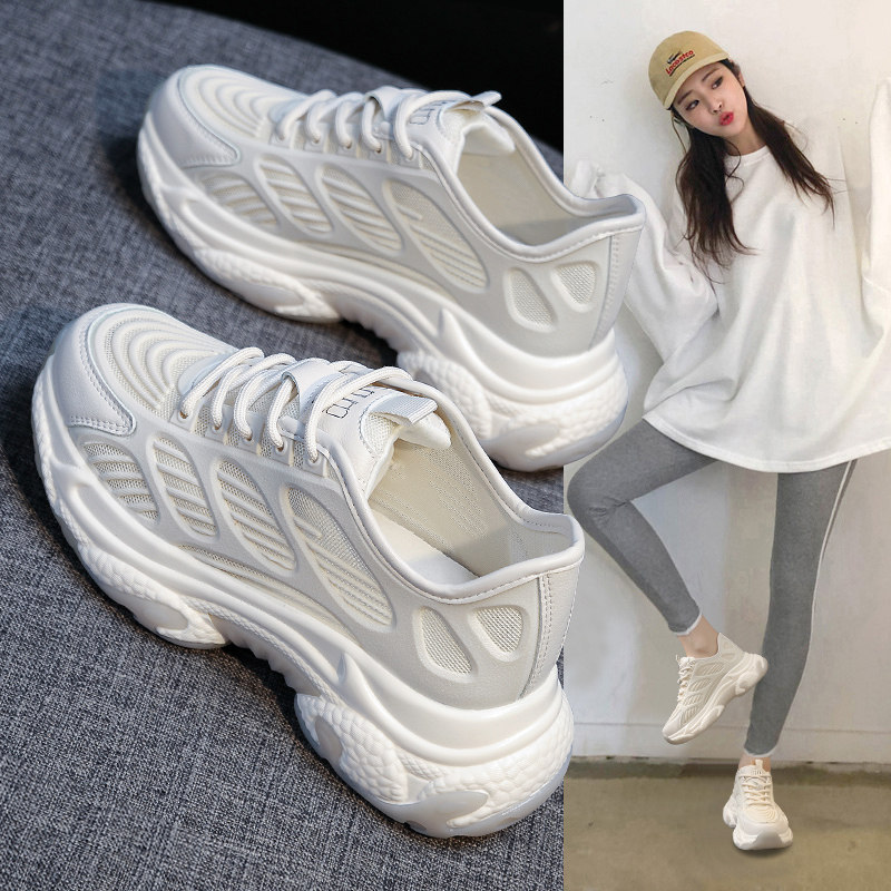 Daddy shoes and women's shoes 2022 new blast summer sneakers mesh breathable thick soles sneakers casual women's shoes