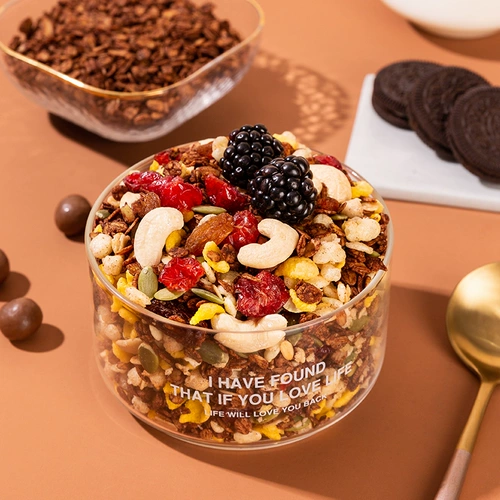 Разное зерно овсяная камера подарочная пачка фруктовые орехи, йогуртовые фрукты хрустящие овся