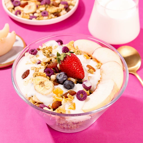 Разное зерно овсяная камера подарочная пачка фруктовые орехи, йогуртовые фрукты хрустящие овся