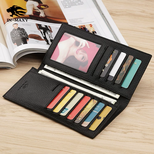 Длинный тонкий бумажник для отдыха, японские и корейские