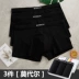 Đồ lót nam nam màu đen thuần thư viện thư viện nam boxer cotton đen Đồ lót nam màu đen boxer thủy triều thương hiệu đồ lót nam - Nam giới Nam giới