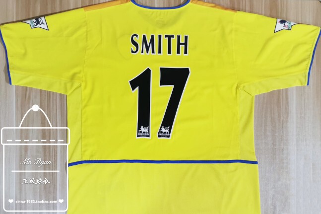 02-03 Leeds United Away Jersey No. 17 Alan Smith/No. 10 Kewell Multiple Options
