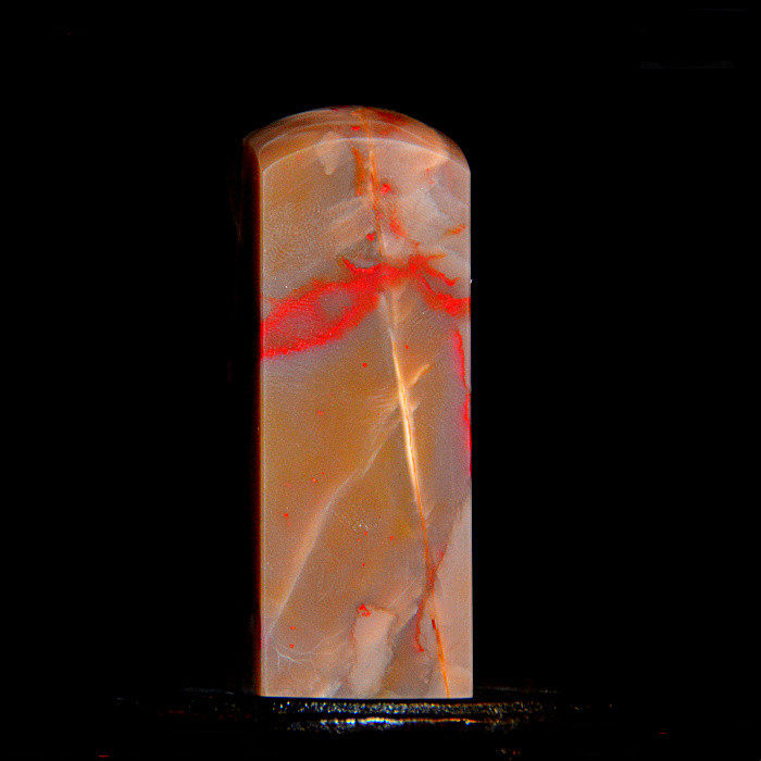 Changhua powder frozen chicken blood printed and tender blood love Daykusushi Qingtian Qingtian Customized Calligraphy Art