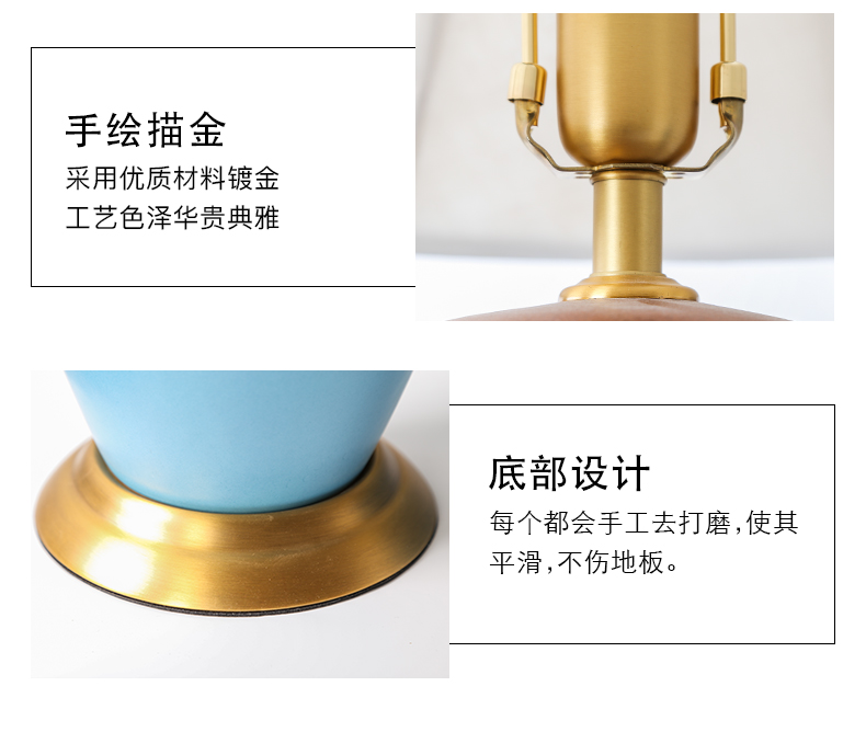 Modern creative jingdezhen ceramic furnishing articles table decorations sitting room the bedroom TV ark of new Chinese style porch decoration