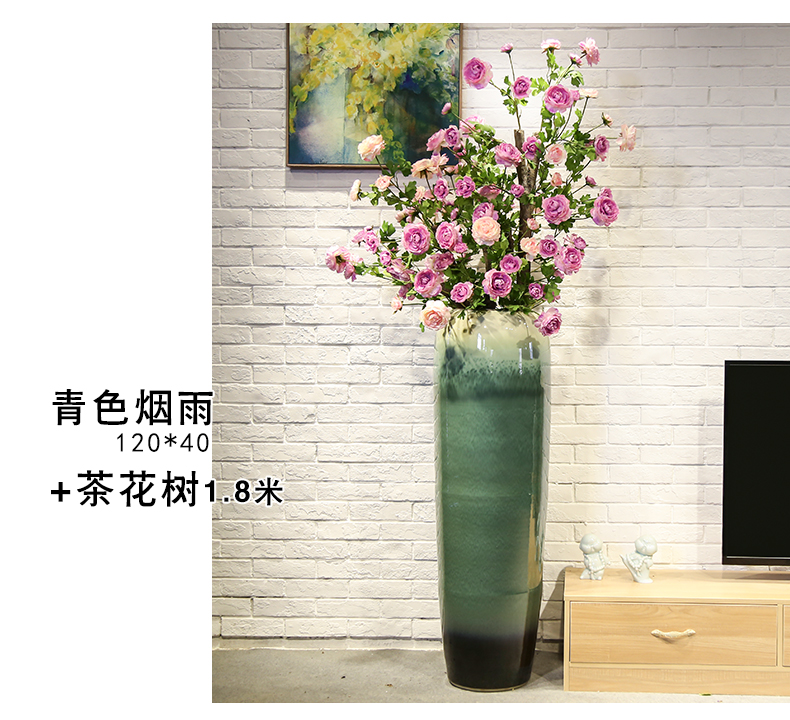 Jingdezhen ceramic hotel villa covers large vases, the sitting room porch flower flower decoration flower arranging furnishing articles