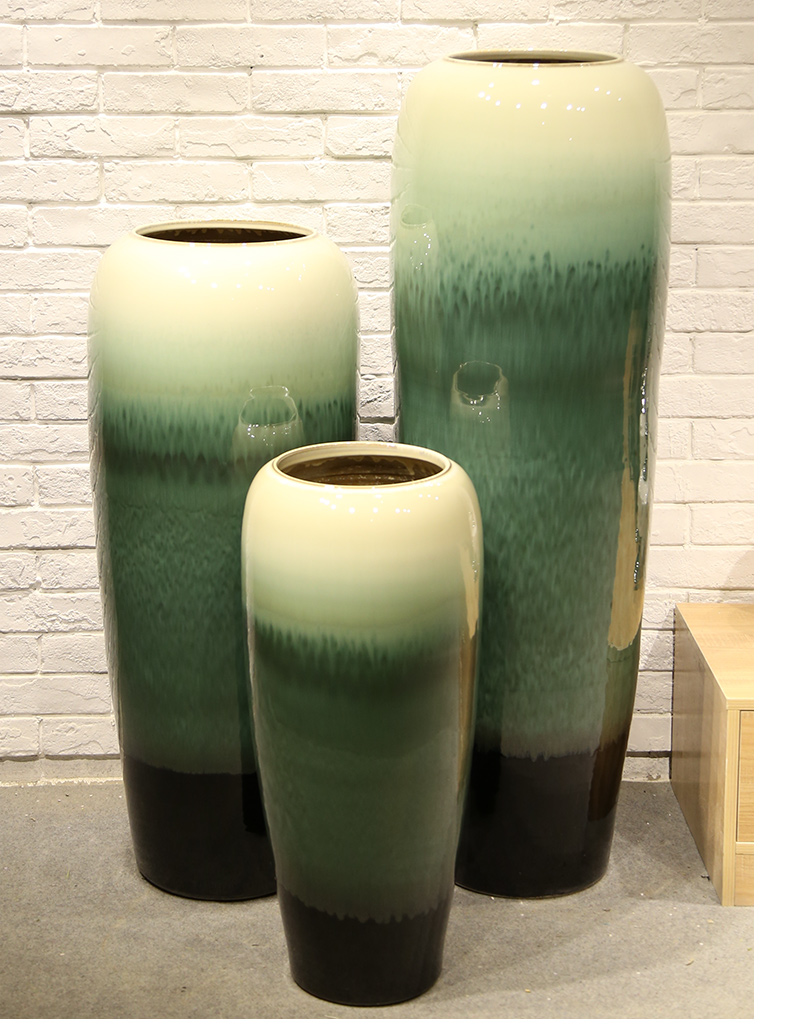 Jingdezhen sitting room of large vase wedding flower arranging the soft outfit decoration flower implement simulation ceramic flower furnishing articles