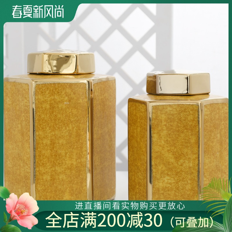 Jingdezhen ceramic vases, flower arranging machine sitting room home home furnishing articles, general tank storage tank is the hotel decoration