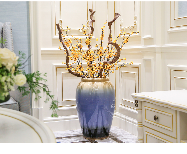 Nordic vase landing, the sitting room is I and contracted dry flower arranging flowers, flower implement household ceramics furnishing articles tall decorations