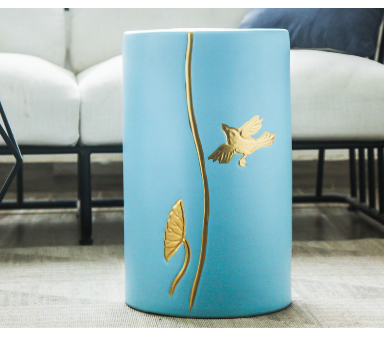 The New Chinese jingdezhen ceramic stools creative I and contracted sitting room ground furnishing articles in who embroidered pier summer cool shoes who