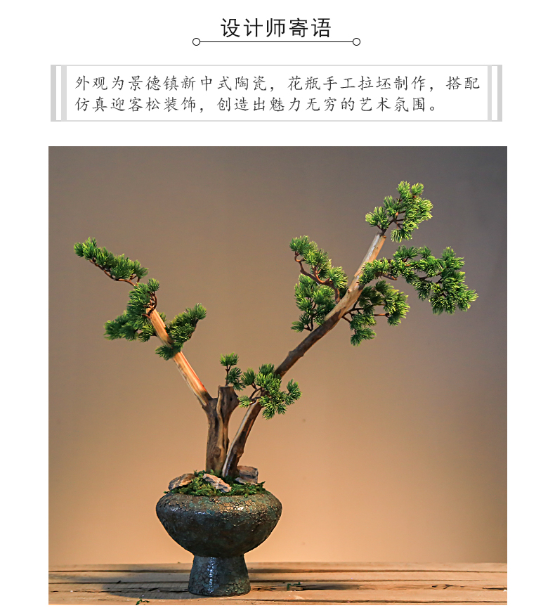 Restoring ancient ways of jingdezhen ceramic mesa miniascape of indoor soft outfit style between example potted landscape decoration zen furnishing articles