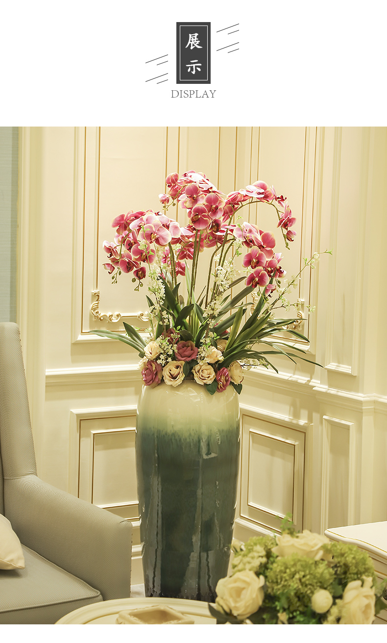 Jingdezhen sitting room of large vase decoration of the new Chinese style hotel furnishing articles between example stores to ambry flower flower implement