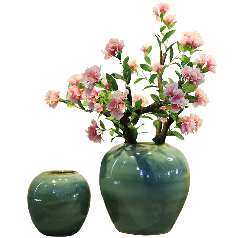 Jingdezhen up porcelain vase landing place sitting room restaurant villa decoration flower implement simulation tree flower arranging flowers