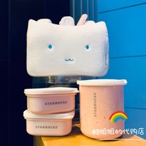 Starbucks 2019 Mid Autumn Jade Rabbit-Jade Rabbit Maker Silver Star Rivers plush lunchbox Insulated Lunch Box Gift Box Suit