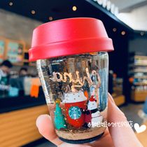 Starbucks 2019 Christmas gift small cup type Chinese element sequined crystal ball Panda partner scene ornament