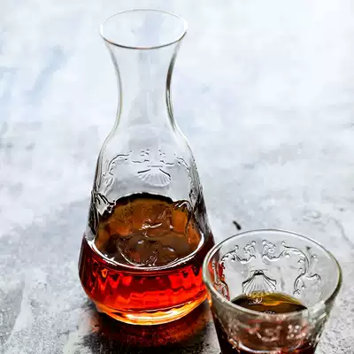 Imported from France LA ROCHERE Napoleon Bee Glass Kettle Decanter Cold Water Jug