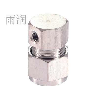 Stainless Steel High Pressure Humidifier Nozzle Accessories Sleeve terminal Single spray mist Artificial Mist Single Spray Base