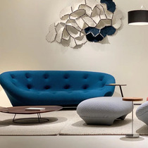 baxter Italian technology fabric sofa Nordic light luxury modern simple minimalist living room small apartment corner down