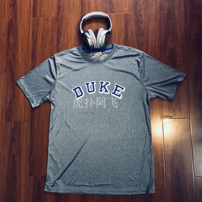 [Clearance] Ncaa North Carolina Blue American Basketball Training Shooting Game Uniform Short-Sleeve Sports Quick-Dry T-Shirt