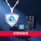 Topaz Bạc Vòng Cổ Nữ Sterling Bạc Xương đòn Chuỗi Trái Tim Vĩnh Cửu Mặt Dây Chuyền Đá Quý Nữ Trang Sức Chữ Cho Bạn Gái - Vòng đeo tay Clasp