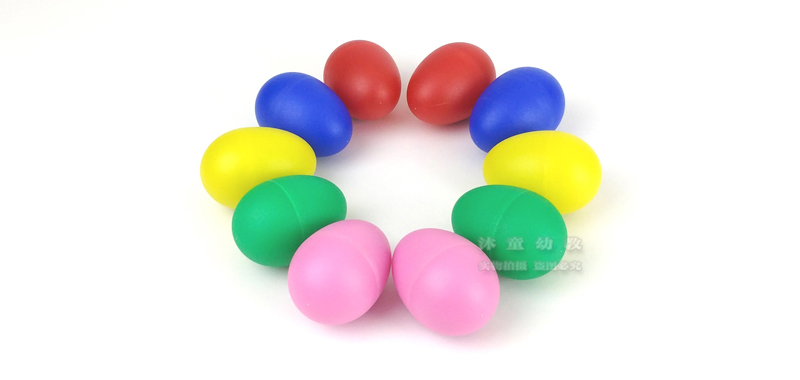 Plastic Eggs Sand Egg Oriental Love Baby Baby Early Teach Toys Orf Music Teaching Aids Children Percussion Instruments