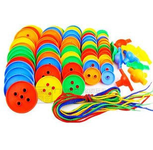 Stacking Towers Large Buttons of Geometric Buttons of the Geometric Buttons of the Stack Buttons of the Threading 1-3 Year Old Preschool Educational Center Kindergarten Puzzle Force Toys