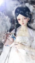  Handmade Su embroidery Finished embroidery BJD doll with group fan Palace fan palm fan group fan stationery bookmark(multi-picture)