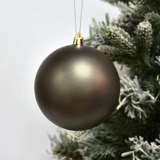 Подвеска в виде рождественского шара 6-20 см, бронзовая гальваническая форма, шар из ковкого железа, серый луковый шар, украшение сцены в честь Национального дня