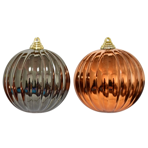 Подвеска в виде рождественского шара 6-20 см, бронзовая гальваническая форма, шар из ковкого железа, серый луковый шар, украшение сцены в честь Национального дня