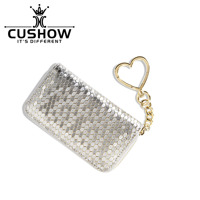 Card Show Original Embossing Bull Leather Bracelet Key Bag 2022 New Tidal Real Pickup Bag Multifunction Car Key Bag