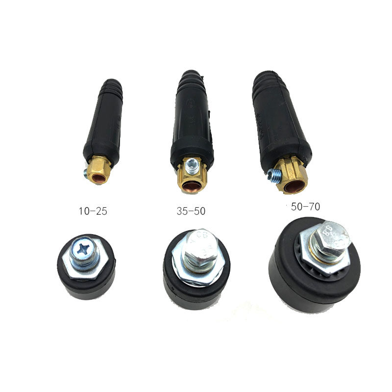 Small electric welding machine quick connector Electric welding machine quick plug Front fire welding machine welding line connector