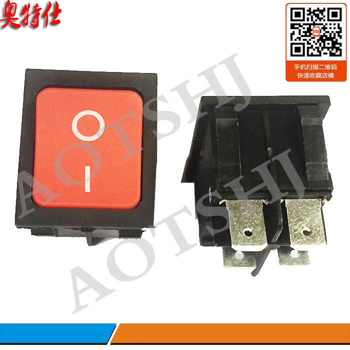 Inverter welding power supply power supply rocker switch 30A teething switch welding machine special high-power boat switch