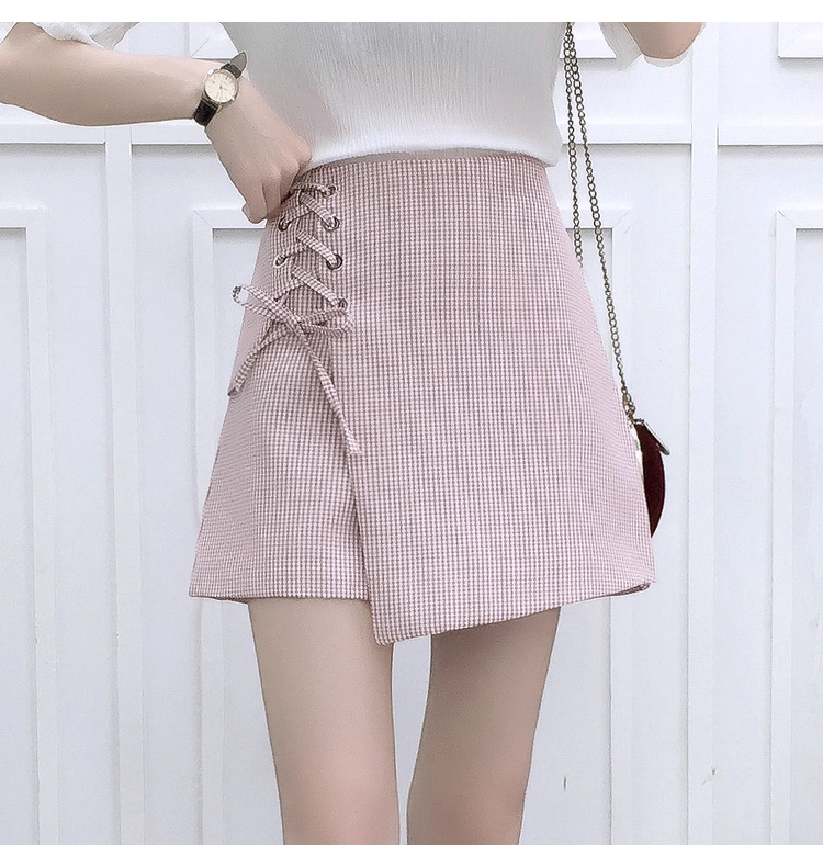 VK旗艦店 韓國風露肩時尚雪紡高腰系帶綁帶套裝短袖裙裝