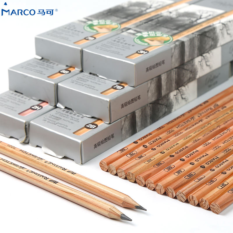 Marco Pencil Sketch Sketch Speed Writing Pencil Exam Painted Card Special Adult Cartography Drawing Drawing Painting Art Raw Stationery