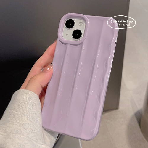 Apple, свежий сиреневый чехол для телефона, зимний iPhone 13, iphone, 14promax