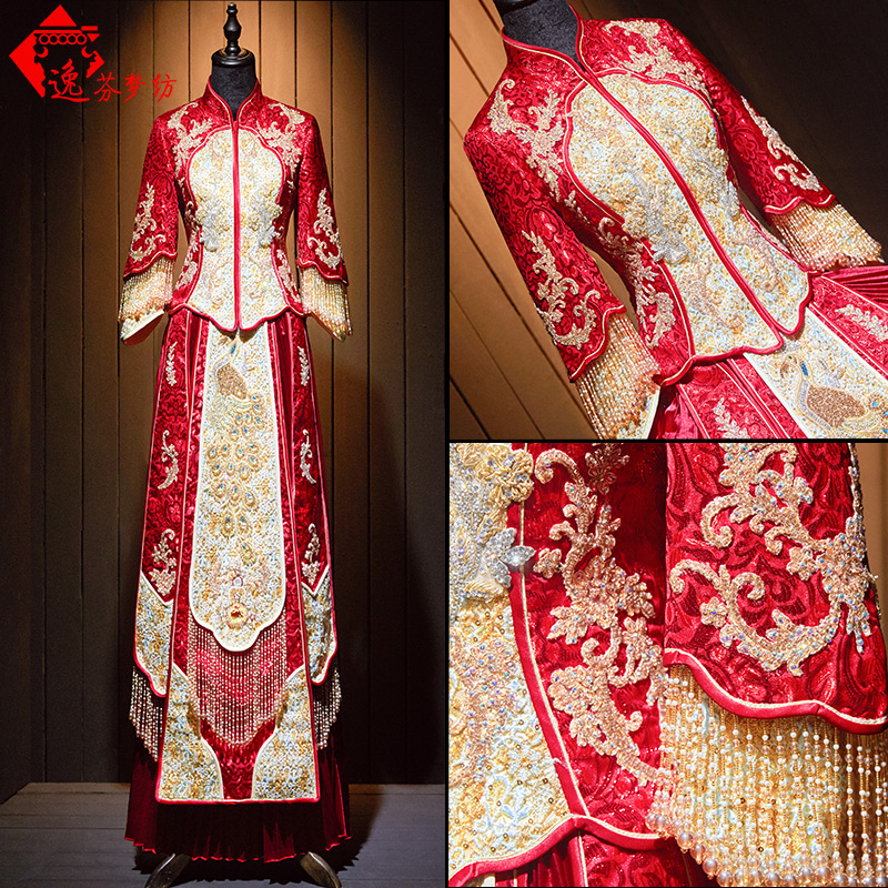 Suhe traditional wedding dress, summer fitted cheongsam, 2021 collection