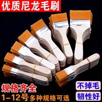 Nylon Hairbrush Industrial Barbecue Brush Clean Small Hair Brush Children Painting Pen Brush Fine Art Water Powder Oil Painting Brush