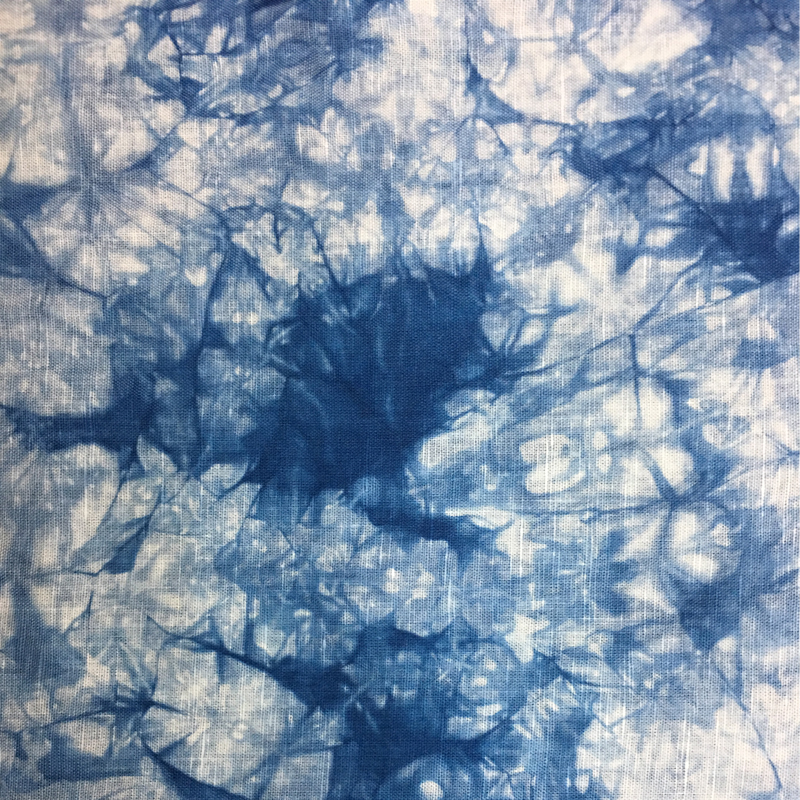 Tie-dye blue-dyed fabrics, plants and wood dyed cotton and linen fabrics, handmade diy curtains, clothing, pillows, new product promotions