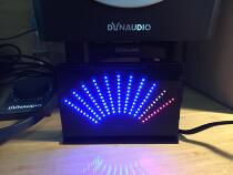 ASK11 Music spectrum display LED fan-shaped pointer level rhythm light VU Meter light cube DIY kit