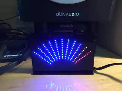 ASK11 Music spectrum display LED fan-shaped pointer level rhythm light VU Meter light cube DIY kit